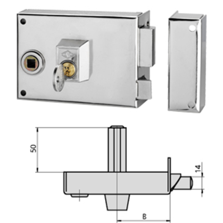 CERRADURAS CVL 1125-BR/1/14 IZQ 