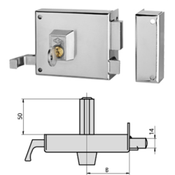 CERRADURAS CVL  125-AR/1/10 DER 