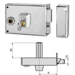 CERRADURAS CVL 1125-BR/1/12 B-70 DER  2