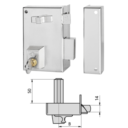CERRADURAS CVL   56-A/1/60 IZQ 