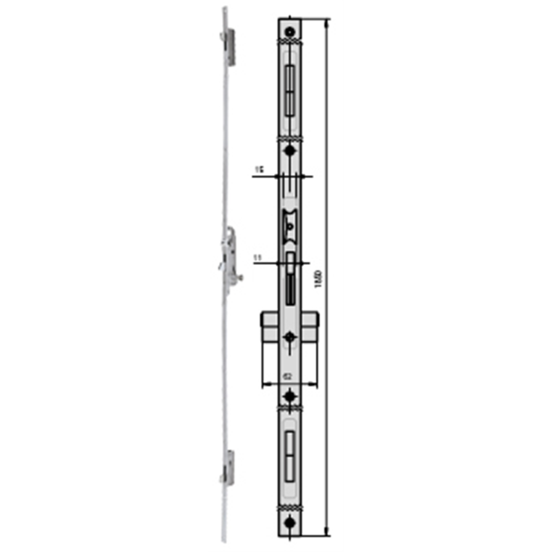 CERRADURAS CVL  296-V/33/6L 6982/2535/4 