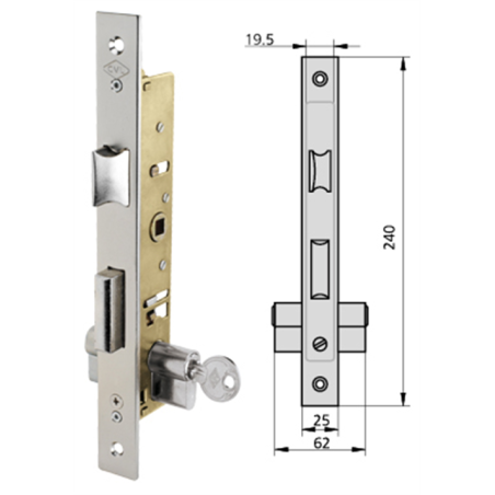 CERRADURAS CVL 1983-A/20/5 