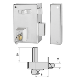 CERRADURAS CVL  156-A/1/60 IZQ 