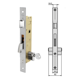 CERRADURAS CVL 1994/25/6 LISO 