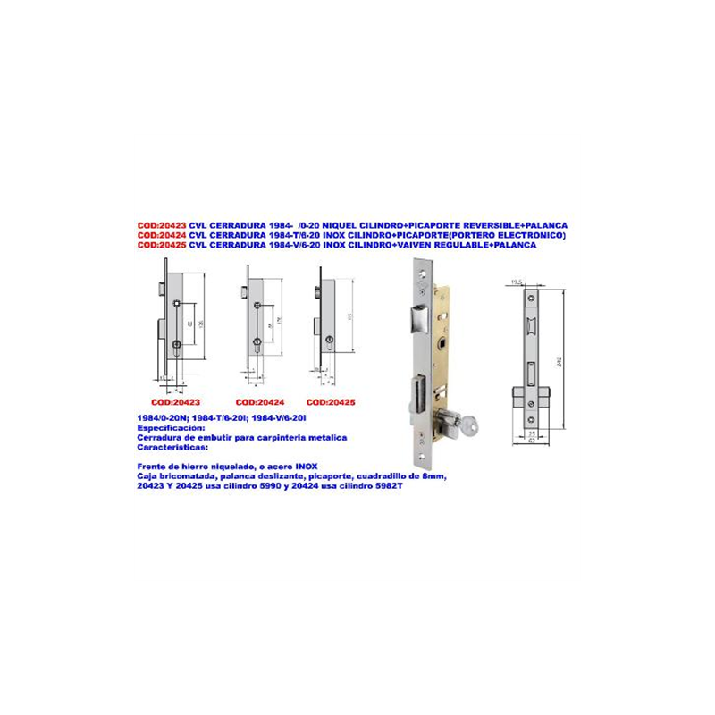 CERRADERO CVL CE-1984/0 NIQUEL 
