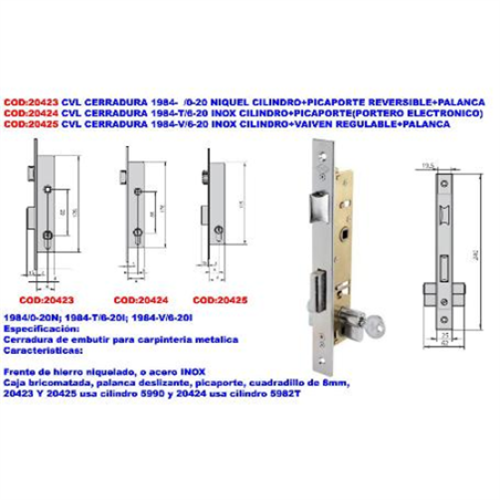 CERRADERO CVL CE-1984/0 NIQUEL 
