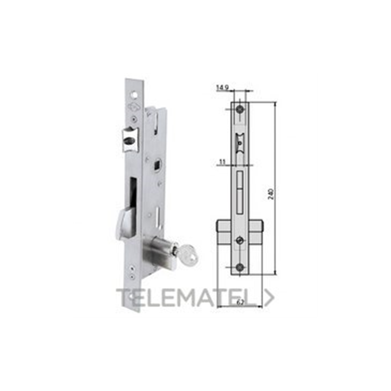 CERRADURAS CVL  196-T/35/6 5982/2525/410 REG 