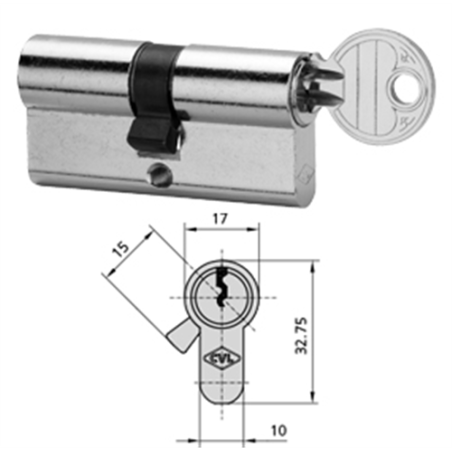 CILCVL 5982-PT/2505/4 42mm 1/2 BOM-TRIANG 