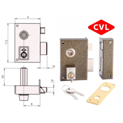 CERRADURAS CVL   56-B/1/60 DER  2