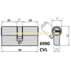 CILCVL 6990/3030/3 72mm SEGU L/C  2