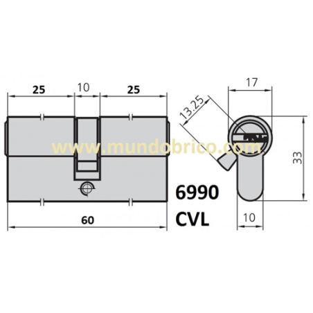 CILCVL 6990/3030/3 72mm SEGU L/C 