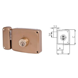 CERRADURAS UCEM 4124 100 IZQ  2