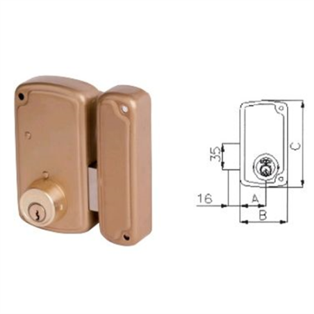 CERRADURAS UCEM 4056-C-70-DER 