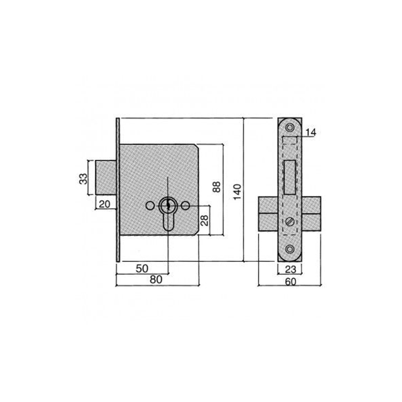 CERRADURAS UCEM 5300-50 HL 