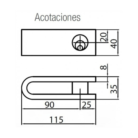 CERROJOS CAYS C-1 DE 40 