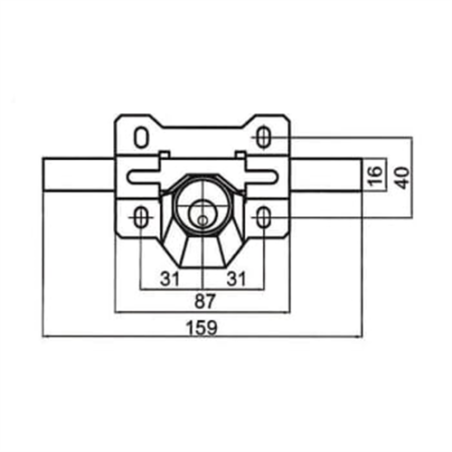 CERROJOS CAYS A-4 PINTADO 