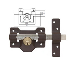 CERROJOS CAYS A-1 BOMB70 LLAVI 