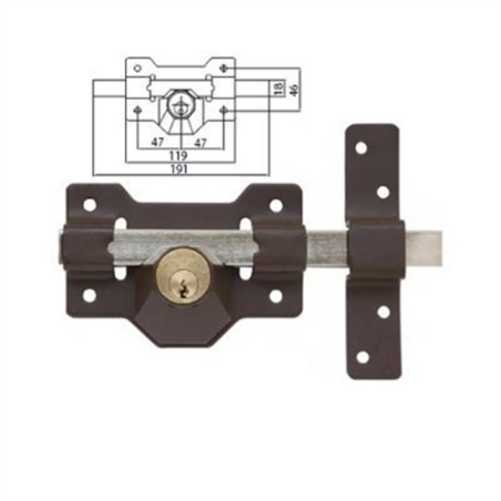 CERROJOS CAYS A-1 BOMB70 LLAVI 