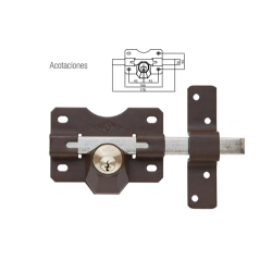 CERROJOS CAYS A-2 S/BOMB M/LLAVE 