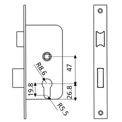 CERRADURA TESA 2010-SP-HL  2