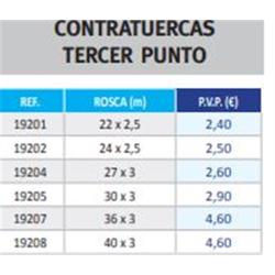 CONTRA TUERCA 3P 19201 M-22x25  2