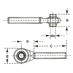 ROTROSCADA 20247 22-M27x3-200 DER  2
