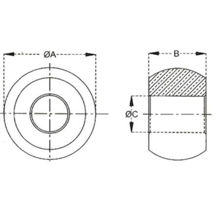 BOLA ENGANCHE RAP 17492 64-38-45 
