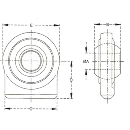 ROTULA MIXTA GRANDE 30422 R28x45 