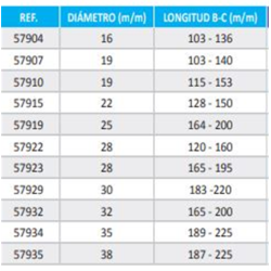 BULON C/ASA CADENA 57929 30x183-220 BL  2