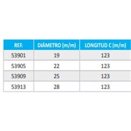 BULON C/MANGO 53913 28x123  