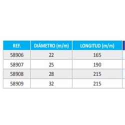 BULON CAUCHO 58908 28x215 BL  2