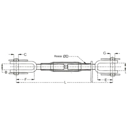 TENSOR LATERAL 61503 18-M27-500-650 