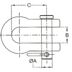 GRILLETE TENSOR 64601 1BULON-M12  2