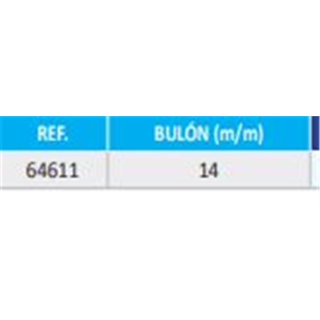 GRILLETE TENSOR 64611 2BULON-M14 