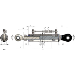 TERCER PUNTO HIDRA ROT-ROT R 60130 Cat2 601030M  2