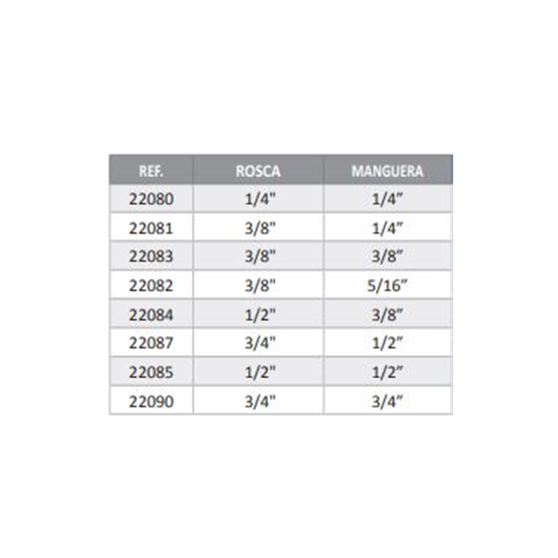 CONEXION APRIETE HEMBRA 1/2-3/8 