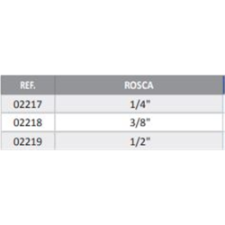 RACOR ORIENTABLE OJAL ROSCADO 1/4  2
