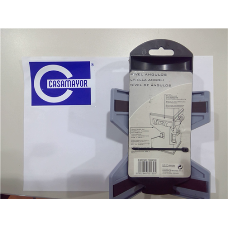 NIVEL ANGULOS PLASTICO GRIS 1800130 