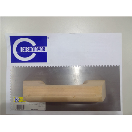 LLANA LISA RECTANGULAR DENTADA KUHLEN 280x115 352 