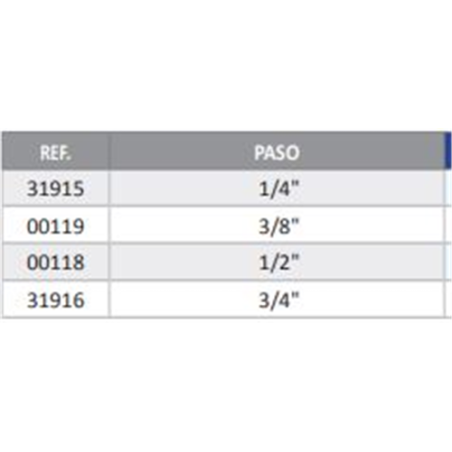 TAPON HEMBRA FIJA 3/8   