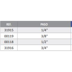 TAPON HEMBRA FIJA 1/4  2