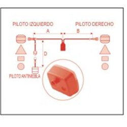 KIT ELECTRICO 4 FUNCANTINIEBLA CONXRAP 03202 