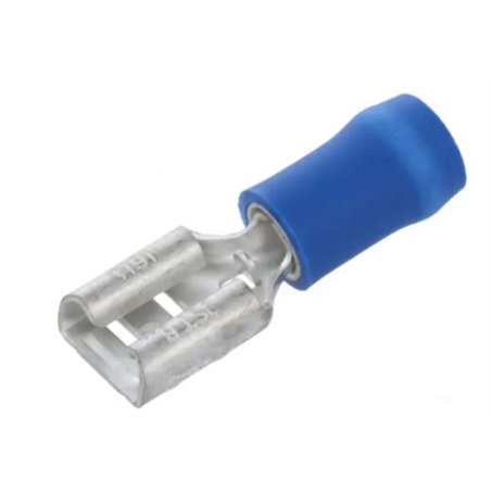 FASTON HEMBRA AISLADO 63mm BOLSA 100 UNDS 