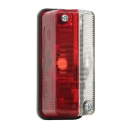 PILOTO LATERAL BICOLOR BLANCO-ROJO 