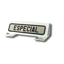 PLACA TRANSPORTE VEHICULO ESPECIAL V-21 079V21 