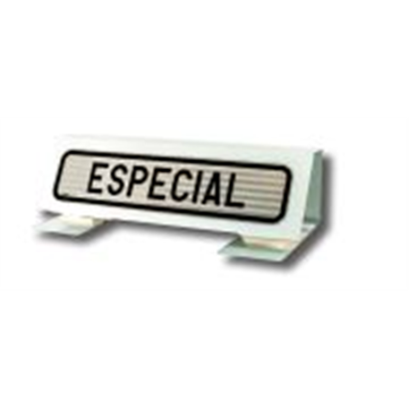 PLACA TRANSPORTE VEHICULO ESPECIAL V-21 079V21 