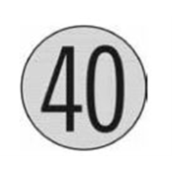 ZDISCO V40KM 20cms ADHESIVO 