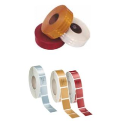 CINTA SEÑALIZACION REFLEX ROJA  25 Mts 