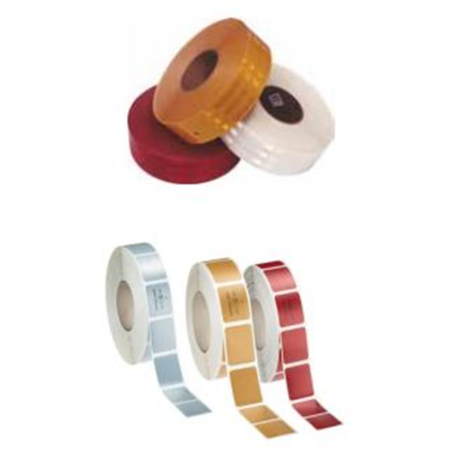 CINTA SEÑALIZACION REFLEX ROJA  25 Mts 