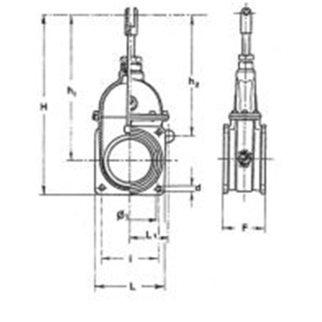 TAJADERA BRIDA-BRIDA DN 6 150 mm 80002 
